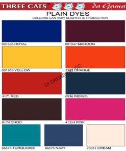 Da Gama 3 Cats Shweshwe Pg 48 Plain Colours