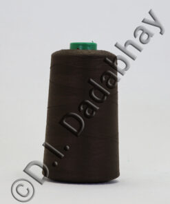 DOR TAK POLY SEWING THREAD 5000MTRS - 345 BROWN