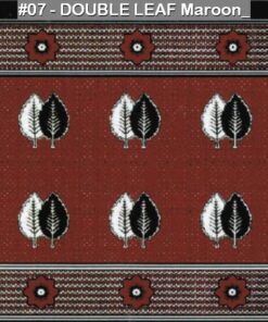 KHANGAS-07 - DOUBLE LEAF Maroon_