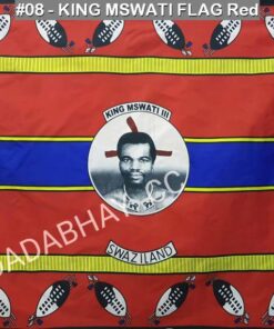 KHANGAS-08 - KING MSWATI FLAG Red
