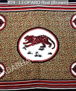 KHANGAS-24 - LEOPARD Mix Red & Orange