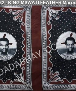 KHANGAS-32 - KING MSWATI FEATHER Maroon
