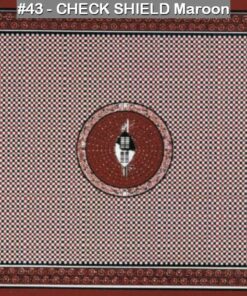 KHANGAS-43 - CHECK SHIELD Maroon