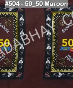 KHANGAS-504 - 50_50 Maroon