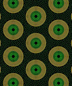 THREE CATS COLOUR 19 GREEN - GOLD & BLACK