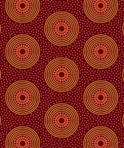 THREE CATS COLOUR 20 MAROON - GOLD & ORANGE
