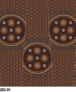 THREE CATS CW01 CHOC GOLD SHWESHWE PANELS Q1283 01