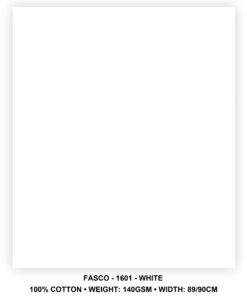 DA GAMA  FASCO 100% COTTON - WHITE 601