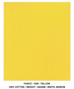 DA GAMA  FASCO 100% COTTON - YELLOW 639