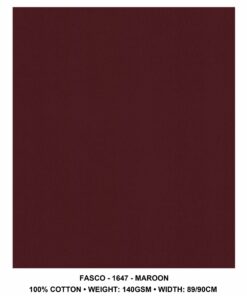 DA GAMA  FASCO 100% COTTON - MAROON 647