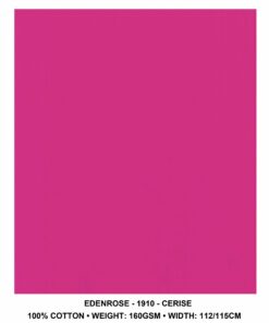 DA GAMA  EDENROSE 100% COTTON - CERISE 910