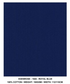 DA GAMA  EDENROSE 100% COTTON - ROYAL BLUE 945