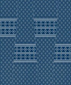 THREE CATS CW04 BLUE & WHITE SHWESHWE PANELS PT1 04