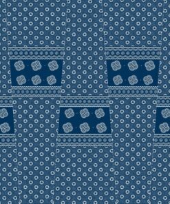 THREE CATS CW04 BLUE & WHITE SHWESHWE PANELS Q1455 04
