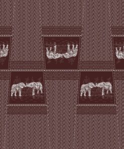 THREE CATS CW01 BROWN & WHITE SHWESHWE PANELS CN1 01