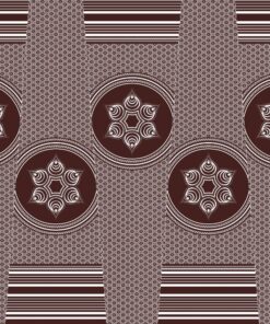 THREE CATS CW01 BROWN & WHITE SHWESHWE PANELS Q1620 01