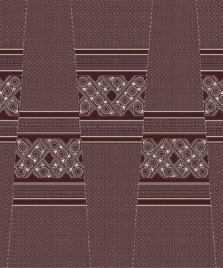 THREE CATS CW01 BROWN & WHITE SHWESHWE PANELS Q1627 01
