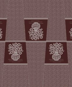 THREE CATS CW01 BROWN & WHITE SHWESHWE PANELS XP9732 01
