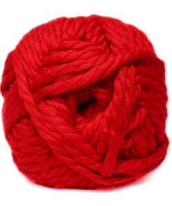 CHARITY MEGA CHUNKY SOLID - 169 CHERRY RED