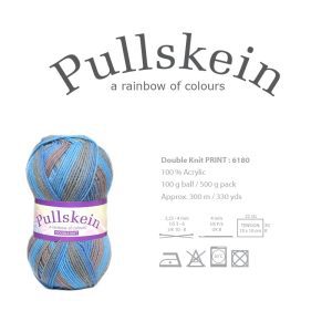 PULLSKEIN DOUBLE KNIT PRINTED