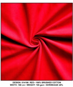 COTTON FLANNEL - RED
