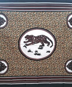 KHANGAS-24 - LEOPARD Mix Maroon & Orange