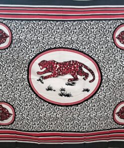 KHANGAS-24 - LEOPARD Red & White