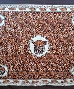 KHANGAS-20 - LEOPARD SPOT Mix Orange & Maroon