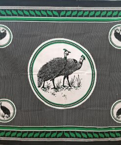 KHANGAS-06 - GUINEA FOWL Green & Black