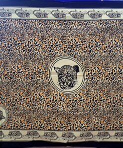 100% COTTON KHANGAS-20 - LEOPARD SPOT Mix Yellow & Orange
