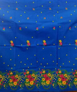 100% COTTON MACHEKAS - BASKET Blue