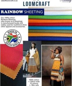 RAINBOW SHEETING BY LOOMCRAFT