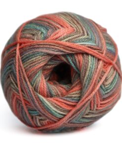 CHARITY DOUBLE KNIT 300G PRINTED - 634 BONFIRE CRACKLE