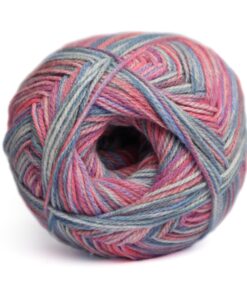 CHARITY DOUBLE KNIT 300G PRINTED - 642 BUBBLEGUM DREAMS