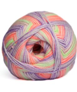 CHARITY DOUBLE KNIT 300G PRINTED - 647 ATOMIC FLARE