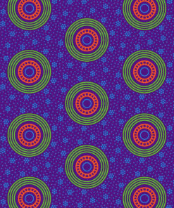 THREE CATS COLOUR 301 PURPLE - ORANGE/LIME & BLUE
