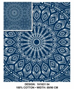 THREE CATS CW04 BLUE & WHITE SHWESHWE H1631 04