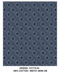 THREE CATS CW04 BLUE & WHITE SHWESHWE H1719 04