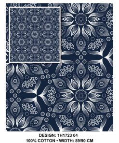 THREE CATS CW04 BLUE & WHITE SHWESHWE H1723 04