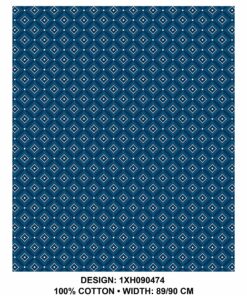 THREE CATS CW74 BLUE - TURQ & WHITE SHWESHWE XH0904 74