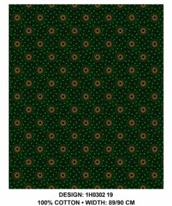 THREE CATS CW19 GREEN - GOLD & BLACK SHWESHWE H0302 19