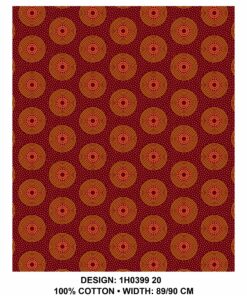 THREE CATS CW20 MAROON - GOLD & ORANGE SHWESHWE H0399 20