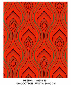 THREE CATS CW16 ORANGE - LIME & BLACK SHWESHWE H0852 16