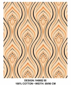 THREE CATS CW55 CREAM - BLACK & GOLD SHWESHWE H0852 55