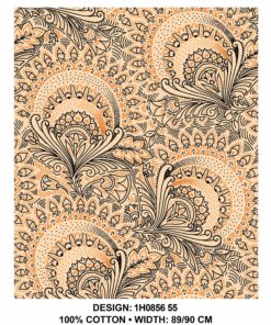THREE CATS CW55 CREAM - BLACK & GOLD SHWESHWE H0856 55