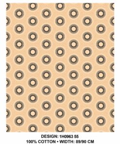 THREE CATS CW55 CREAM - BLACK & GOLD SHWESHWE H0963 55