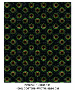THREE CATS CW191 BLACK - ORANGE/LIME & TURQ SHWESHWE H1286 191