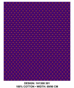 THREE CATS CW301 PURPLE - ORANGE/LIME & BLUE SHWESHWE H1300 301
