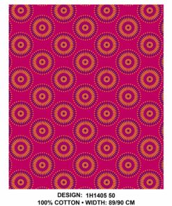 THREE CATS CW50 PINK - BLUE & GOLD SHWESHWE H1405 50