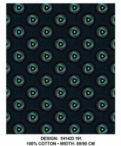 THREE CATS CW191 BLACK - ORANGE/LIME & TURQ SHWESHWE H1433 191